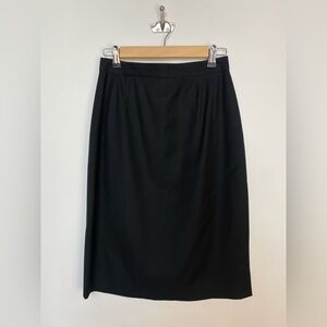 Loro Piana x Zanella Platinum Super 120’s Tasmanian Wool Skirt Size‎ 6